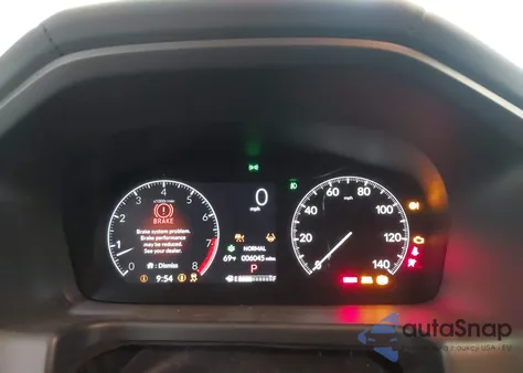 2025 Honda Odyssey Ex-L z USA, uszkodzony, nr VIN 5FNRL6H69SB066979